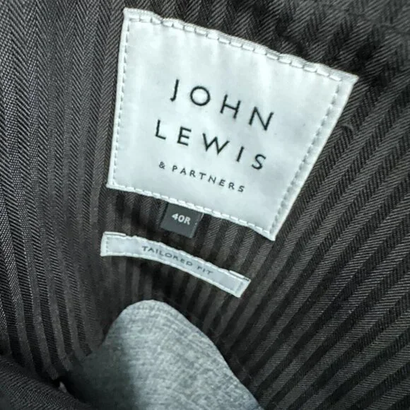 Grey John Lewis Men's Suit 48R Jacket 40R Pants - Picture 16 of 16
